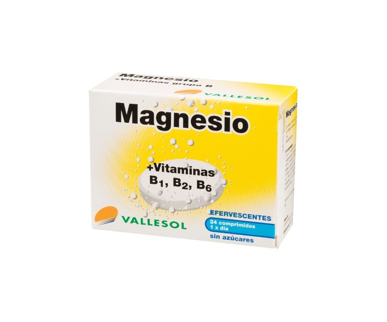 Magnesio y Vitaminas B1,2,6 24 comprimidos Vallesol