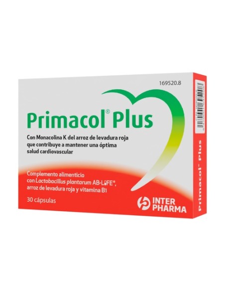 Primacol plus 30 cápsulas Interpharma