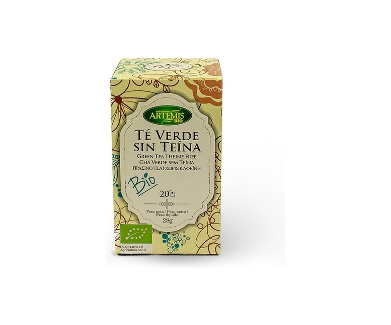 Té Verde Sin Teína 20 unidades de 1.4g Artemis