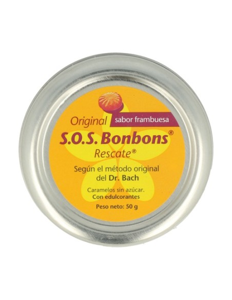 SOS Rescate Bonbons (Sabor Frambuesa) 38 unidades (Frambuesa) S.O.S Bonbons
