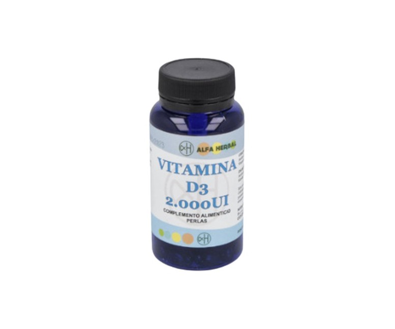 Vitamina D3 2000 UI 100 perlas Alfa Herbal