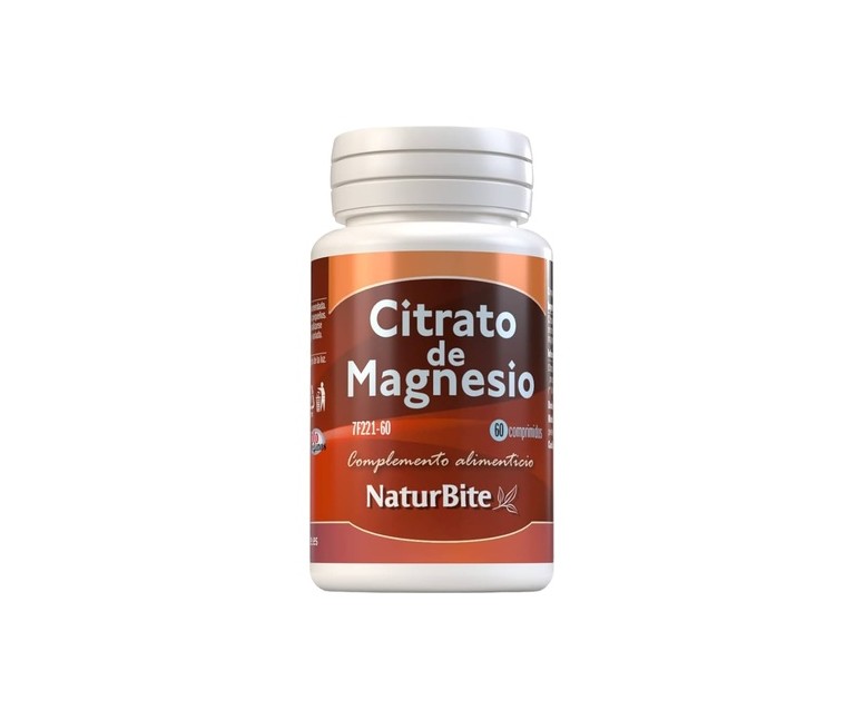 Citrato de magnesio 60 comprimidos Naturbite