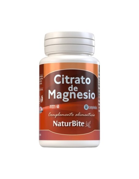 Citrato de magnesio 60 comprimidos Naturbite