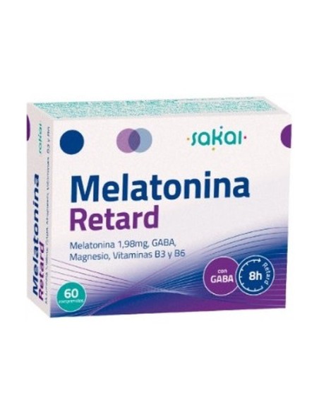 Melatonina retard 60 comprimidos Sakai