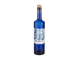 Agua de mar hipertónica vidrio azul
