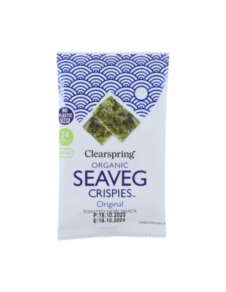 Snack de Alga Nori Tostada Bio 4 g Clearspring