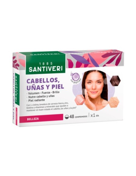 Multivigor (cabello uñas y piel) 48 comprimidos Santiveri