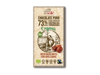 Chocolate negro 73% con avellanas
