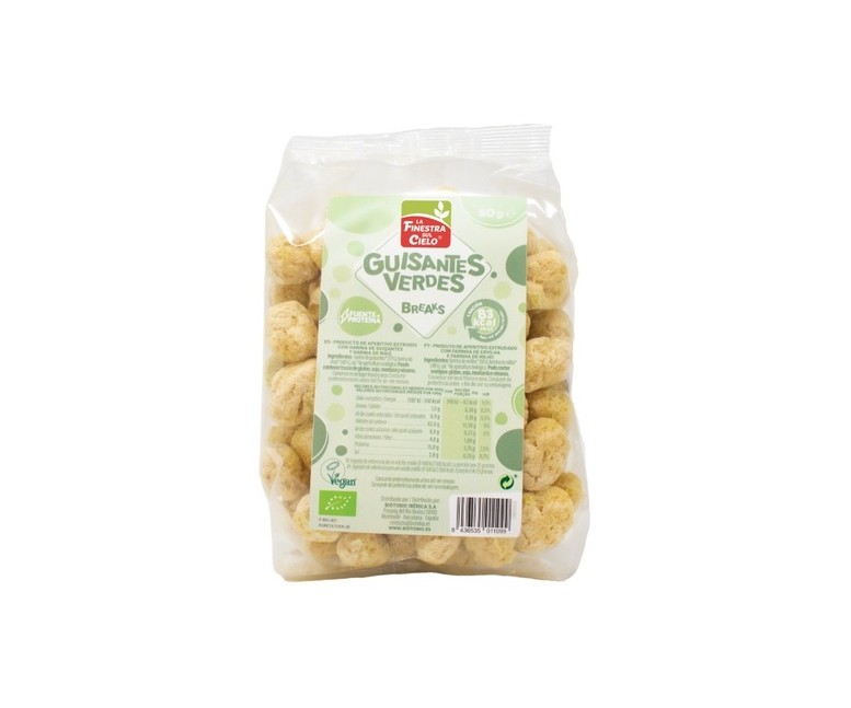 Break de guisantes verdes bio 50 g La Finestra sul Cielo