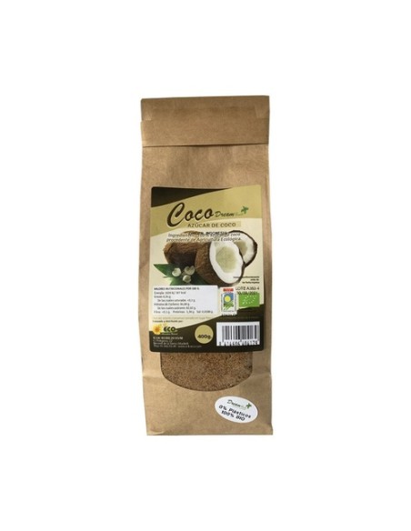 Azúcar de coco Bio 400 g de polvo Dream Foods