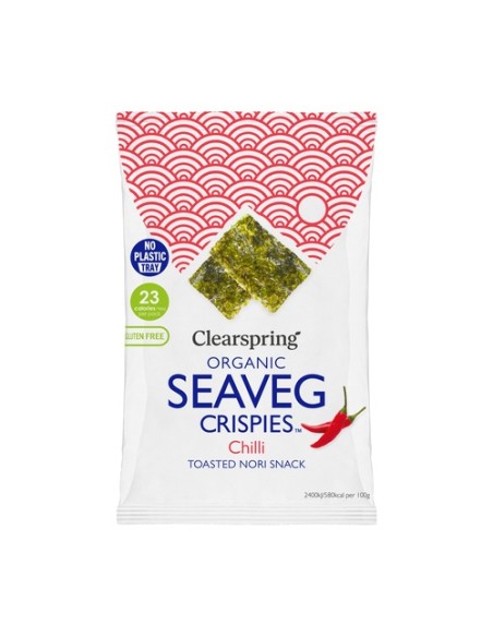 Alga snack nori chilli Bio 4 g Clearspring