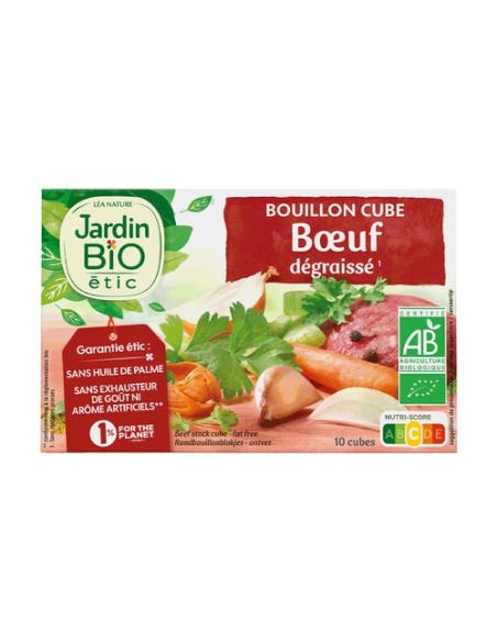 Cubitos de carne 10 cubitos de 8 g Jardin Bio