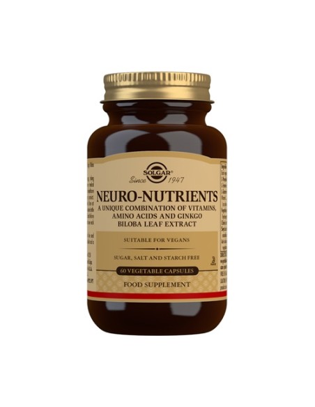Neuro Nutrientes 60 cápsulas vegetales Solgar