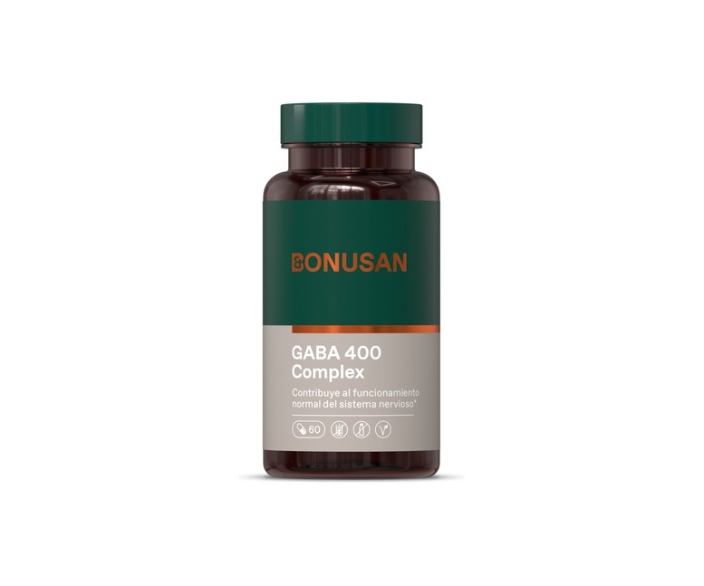 Gaba 400 mg plus 60 cápsulas de 400mg Bonusan