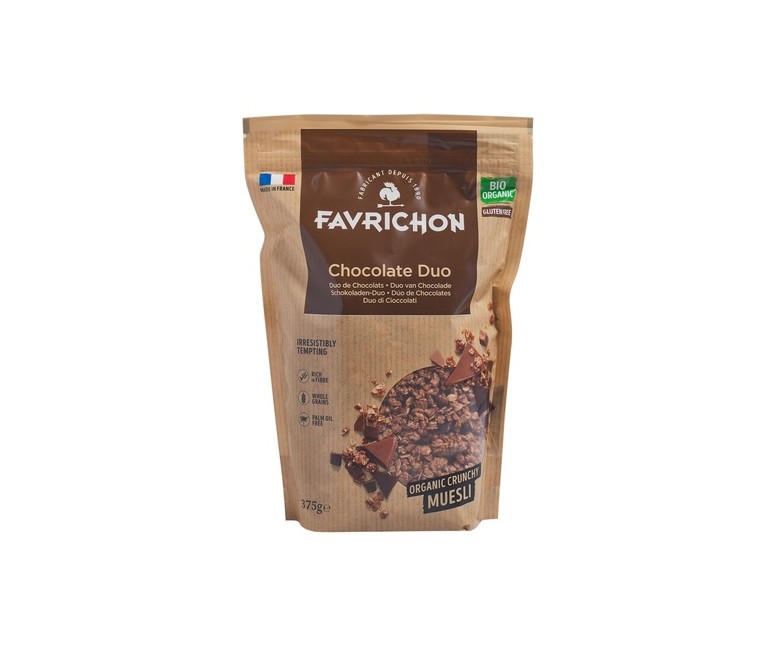 Crunchy muesli dúo de chocolates 375 g (Chocolate) Favrichon