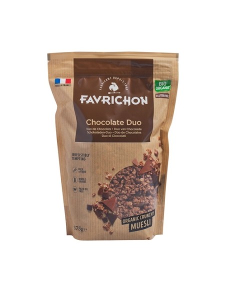 Crunchy muesli dúo de chocolates 375 g (Chocolate) Favrichon