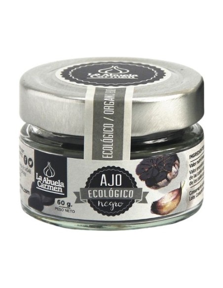 Ajo negro ecológico dientes pelados 60 g La Abuela Carmen