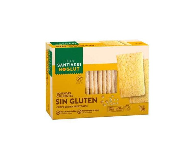Tostadas Noglut sin gluten 100 g Santiveri