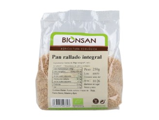 Pan rallado integral