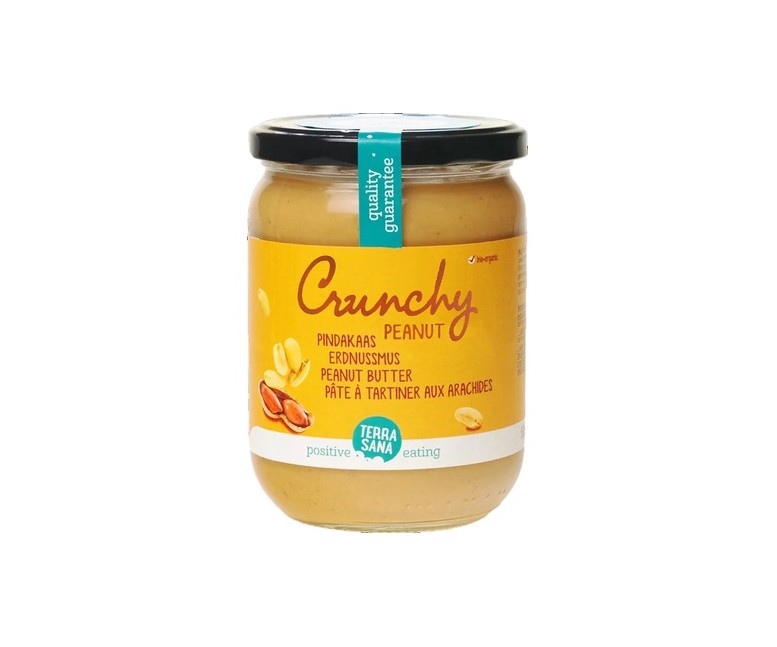 Crema de Cacahuete con Trozos de Cacahuete 500 g Terrasana