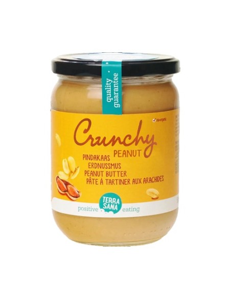 Crema de Cacahuete con Trozos de Cacahuete 500 g Terrasana