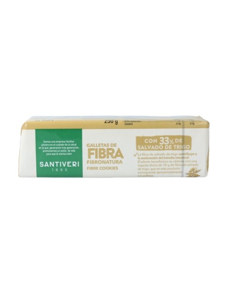 Galletas Fibronatura Veganas 250 g Santiveri