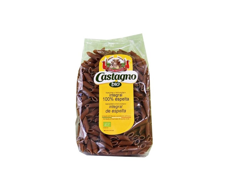 Macarrones integrales de espelta Bio 500 g Castagno
