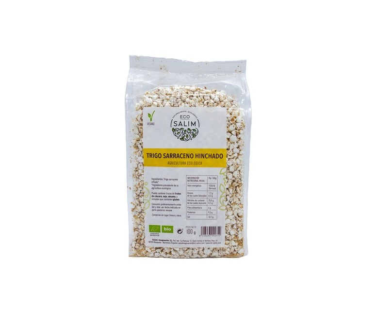 Trigo Sarraceno Hinchado Ecológico 100 g Eco Salim