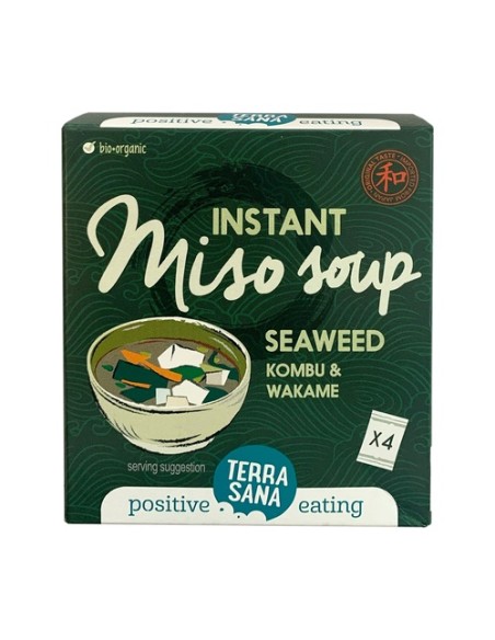 Pack Sopa de miso instantánea 40 g de polvo Terrasana