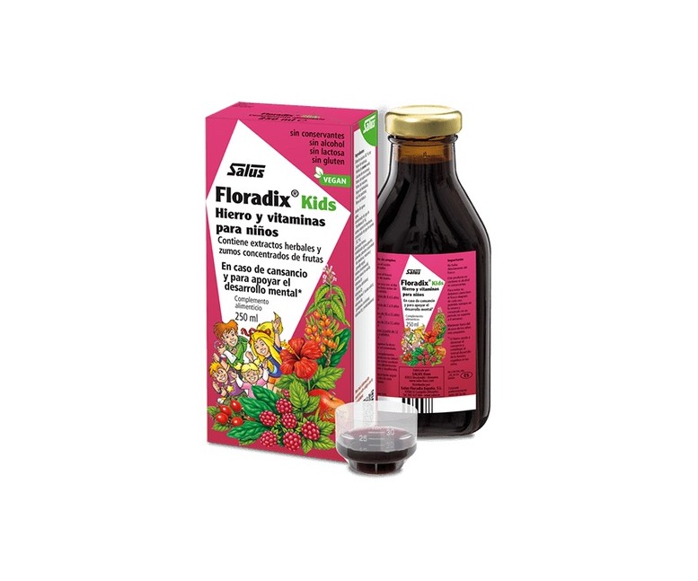 Floradix kids hierro y vitaminas 250 ml Salus