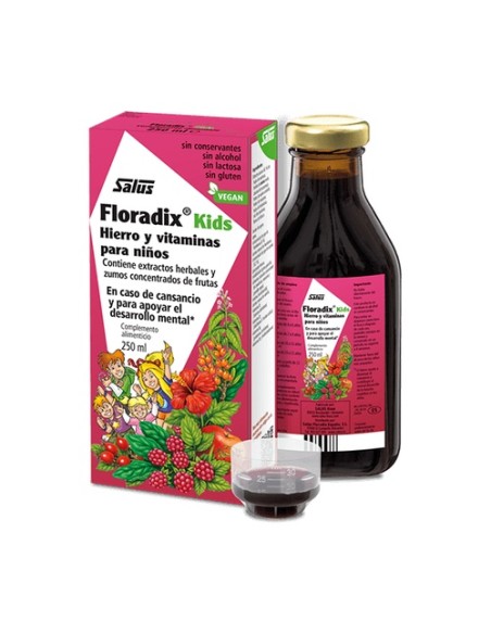 Floradix kids hierro y vitaminas 250 ml Salus