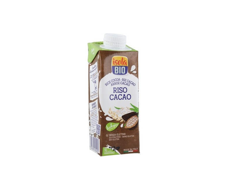 Bebida de Arroz con Chocolate 250 ml (Chocolate) Isola Bio