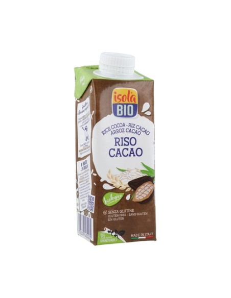 Bebida de Arroz con Chocolate 250 ml (Chocolate) Isola Bio