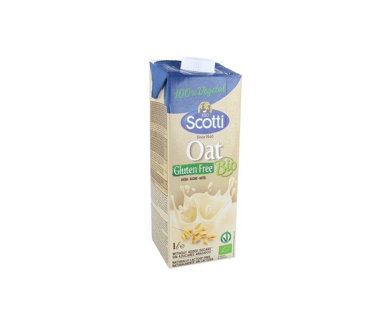 Bebida de avena bio sin gluten 1 L (Avena) Scotti