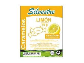 Caramelos de limón sin azúcar sin gluten