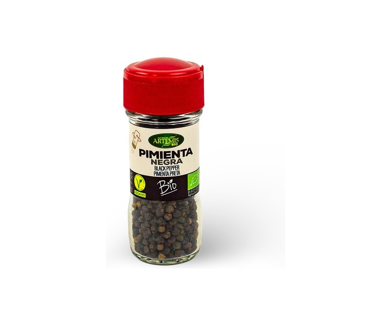 Pimienta negra molinillo Eco 40 g Artemis