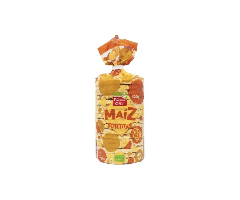Tortitas de Maíz con Sal y sin Gluten Bio 120 g La Finestra sul Cielo