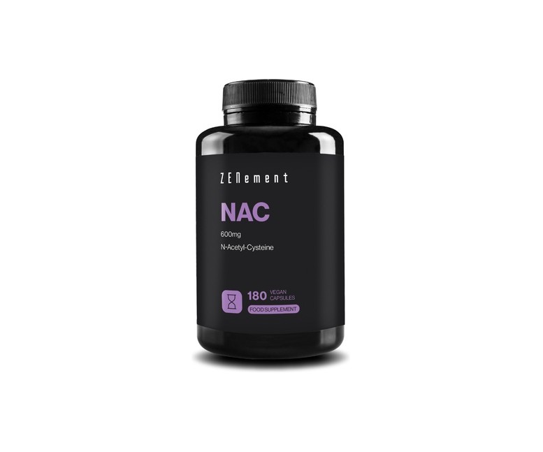 NAC 600 mg 180 cápsulas de 600mg Zenement