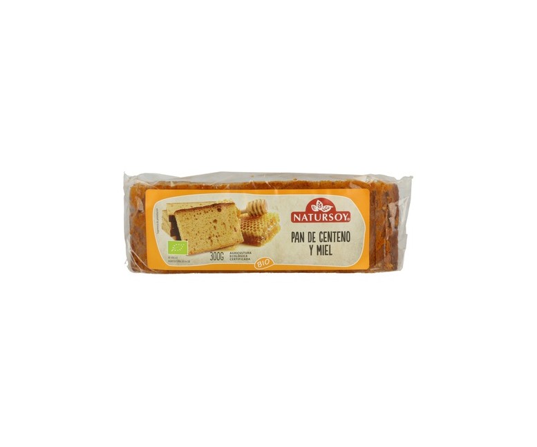 Pan De Centeno Integral Con Miel 300 g Natursoy