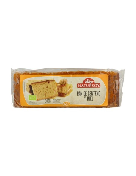 Pan De Centeno Integral Con Miel 300 g Natursoy