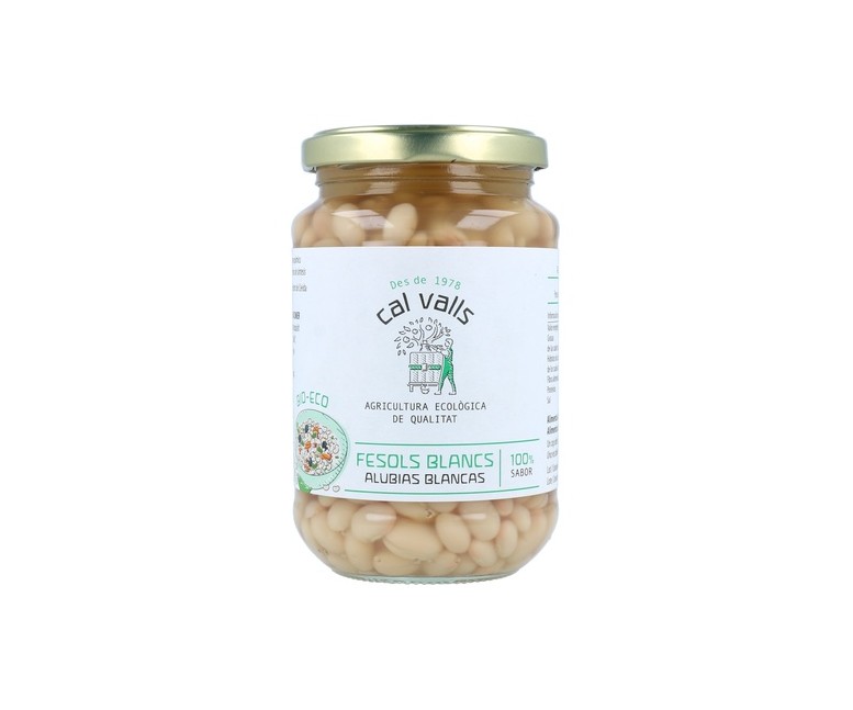 Judia Blanca Cocida eco 250 g Cal Valls