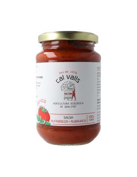 Salsa de tomate con albahaca Demeter 350 g Cal Valls