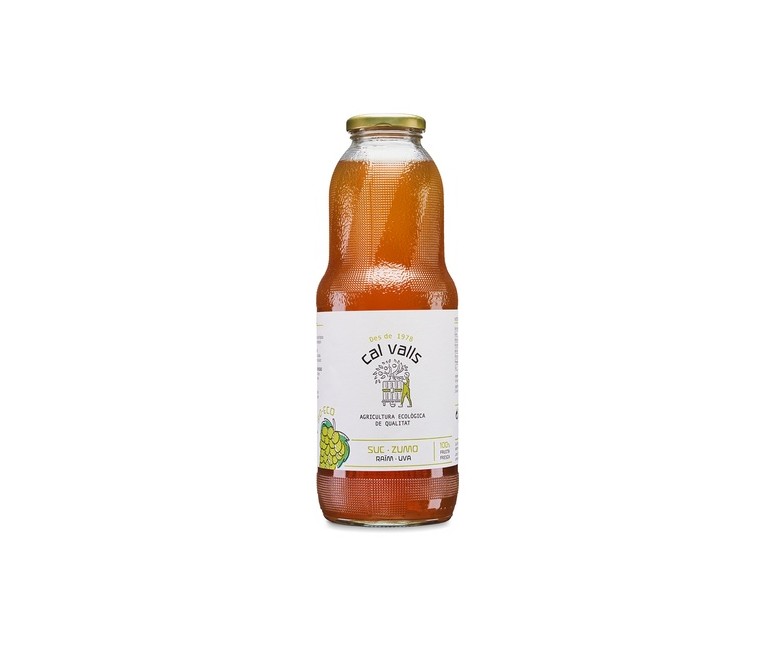 Zumo de uva blanca Eco 1 L (Uva) Cal Valls