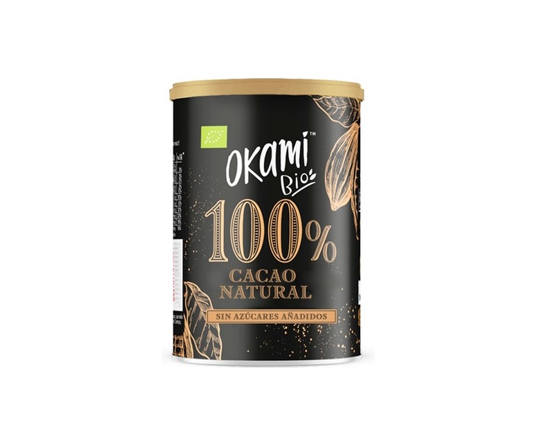 Cacao 100% 250 g de polvo OKAMI