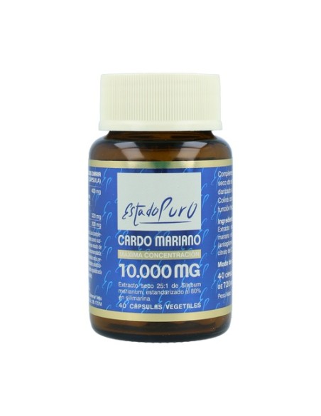 Cardo mariano 40 cápsulas vegetales de 720mg Estado Puro