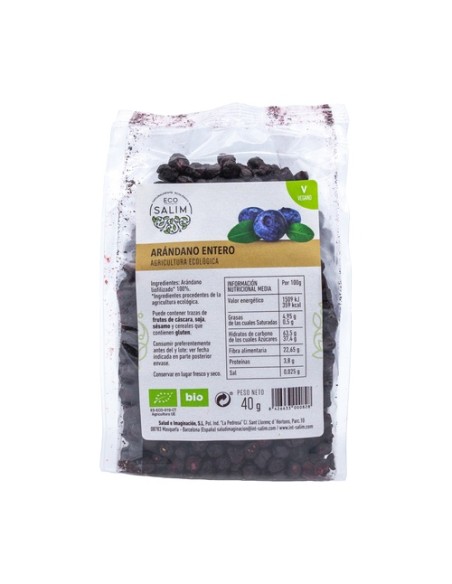 Arándano Negro Entero Eco 40 g Eco Salim
