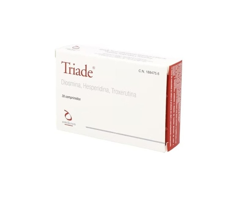 Triade venotónico y vasoprotector 30 comprimidos Omikron