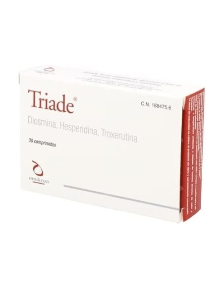 Triade venotónico y vasoprotector 30 comprimidos Omikron