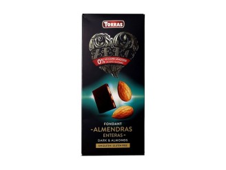 Zero Negro 72% cacao con almendras enteras