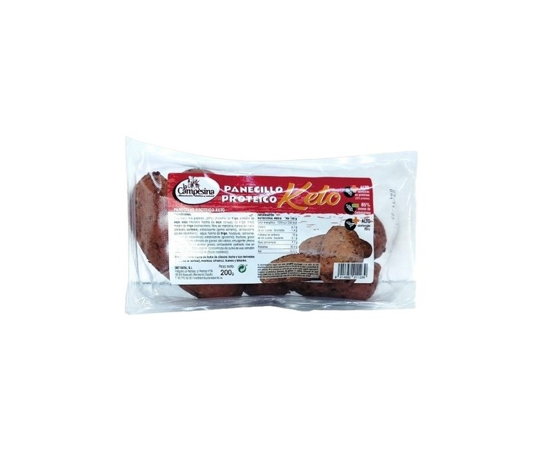 Panecillo proteico keto 200 g La Campesina